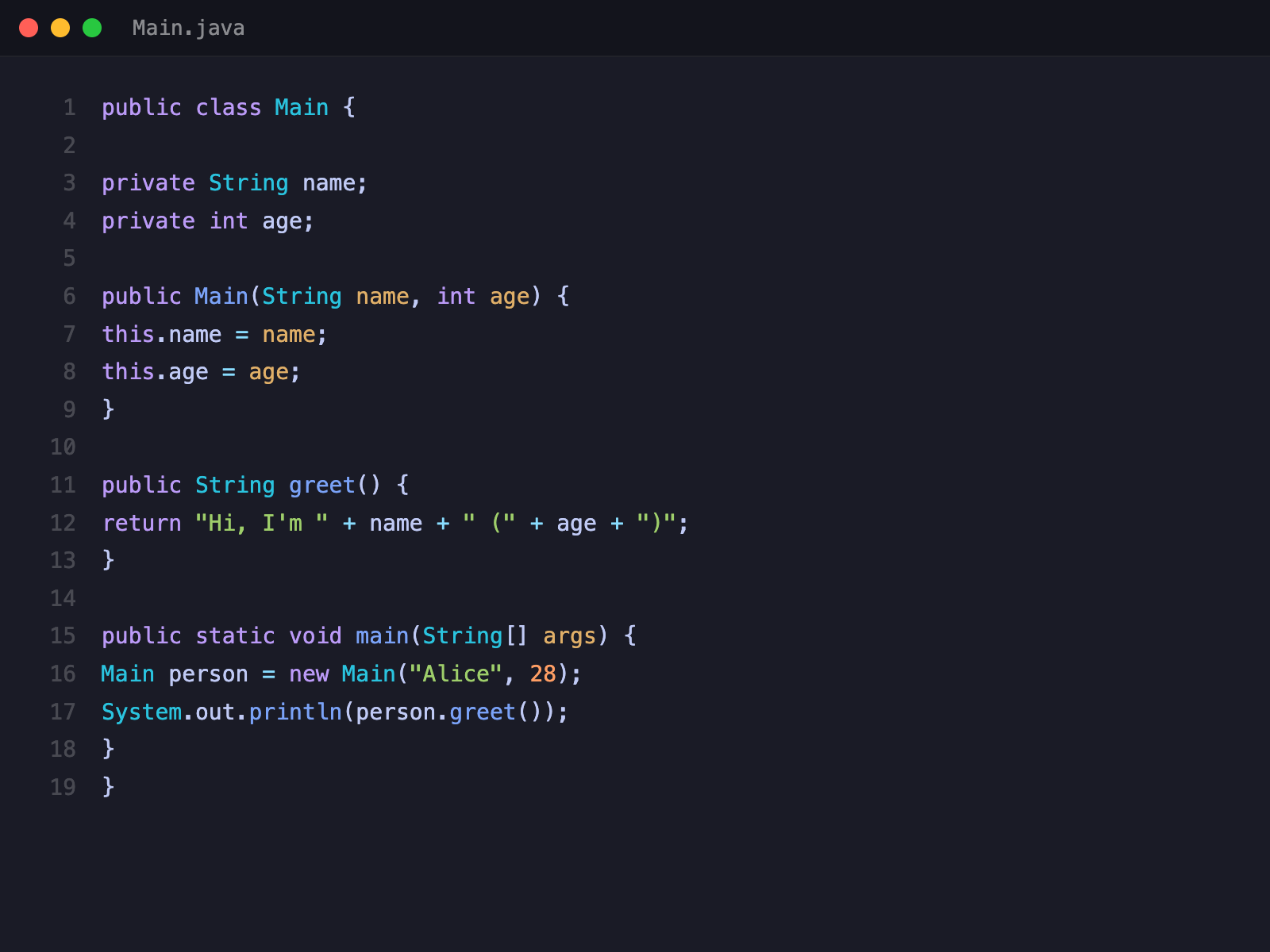 Java course