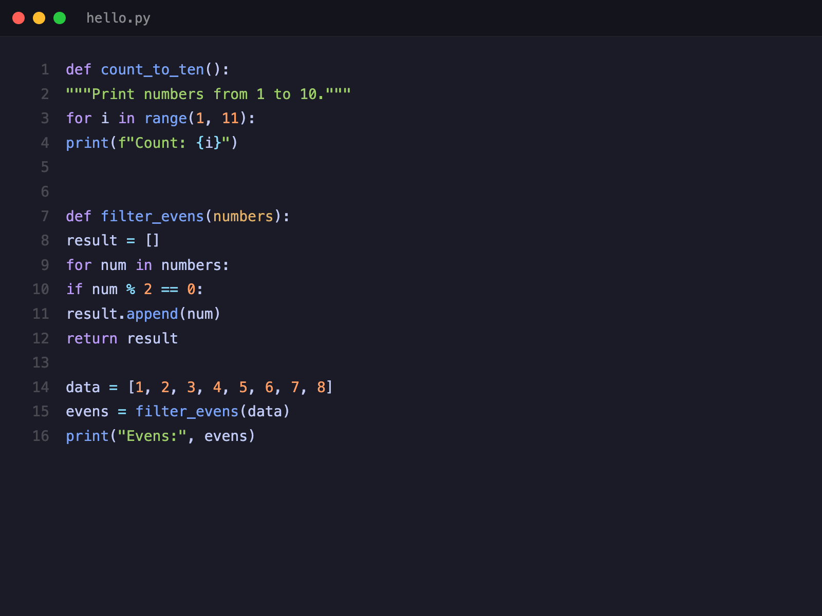Python course